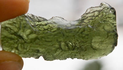moldavite speciman